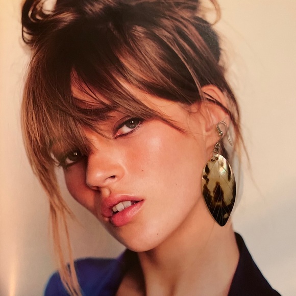 Vintage Jewelry - Vintage Tortoise Shell Earrings